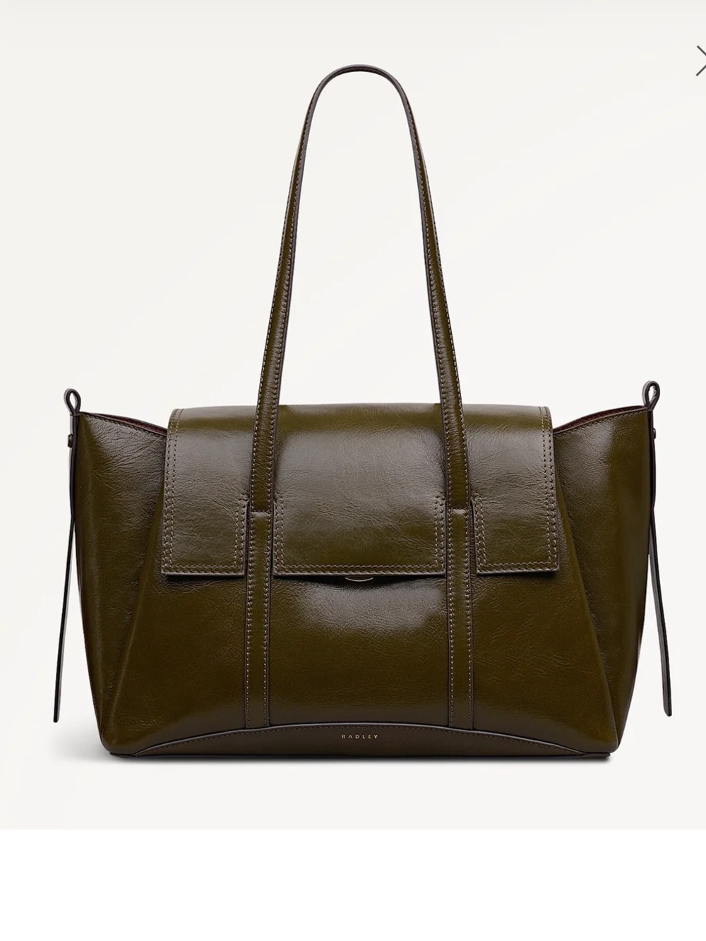 Radley London The Chancery - High Shine Medium Flapover Shoulder Bag Pine Needle